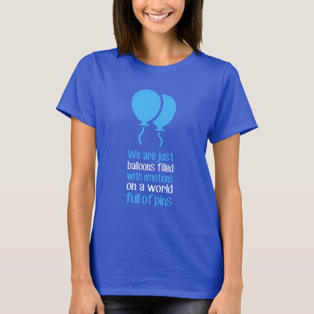 Camiseta Somos apenas balões (Frente)