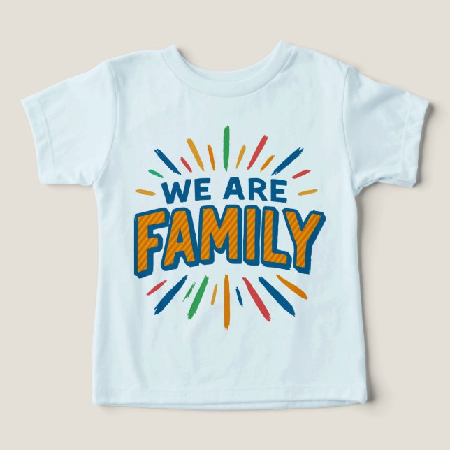 Camiseta Somos da Família 1 (Design frontal)
