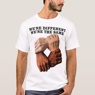 Camiseta somos diferentes, somos iguais
