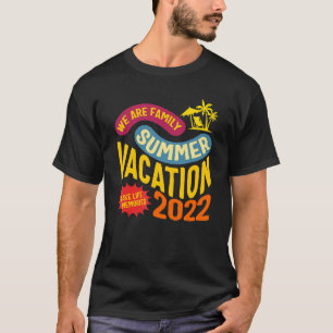 Camiseta Somos Familiares Férias de Verão, Lago Vida Trip C