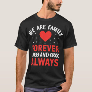 Camiseta Somos Familiares Para Sempre E Sempre Amizade BFF