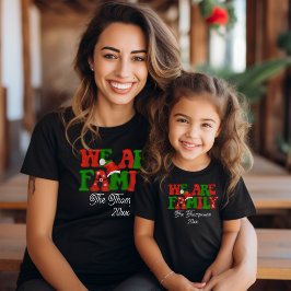 Camiseta Somos Familiares Personalizados A Corresponder Ao 