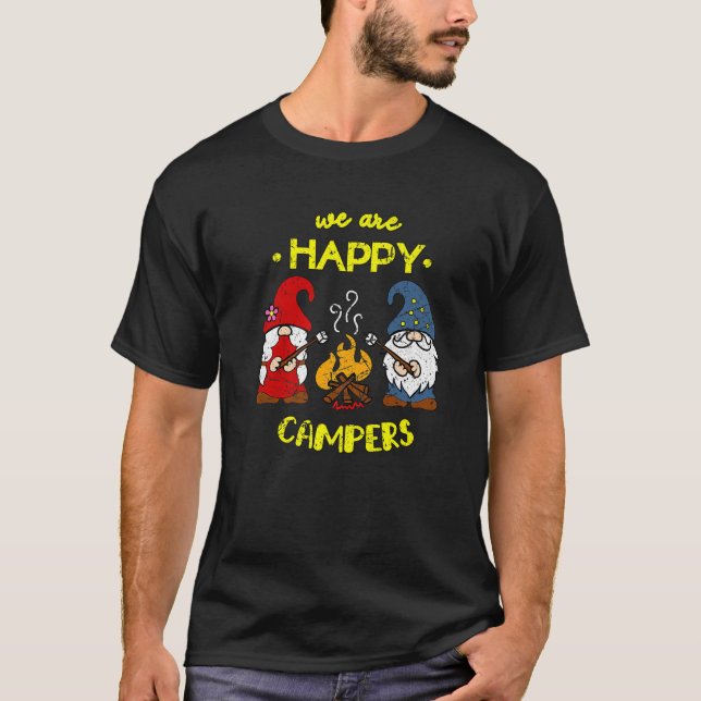 Camiseta Somos Felizes Campos Gnomos Gnomos Casal (Frente)