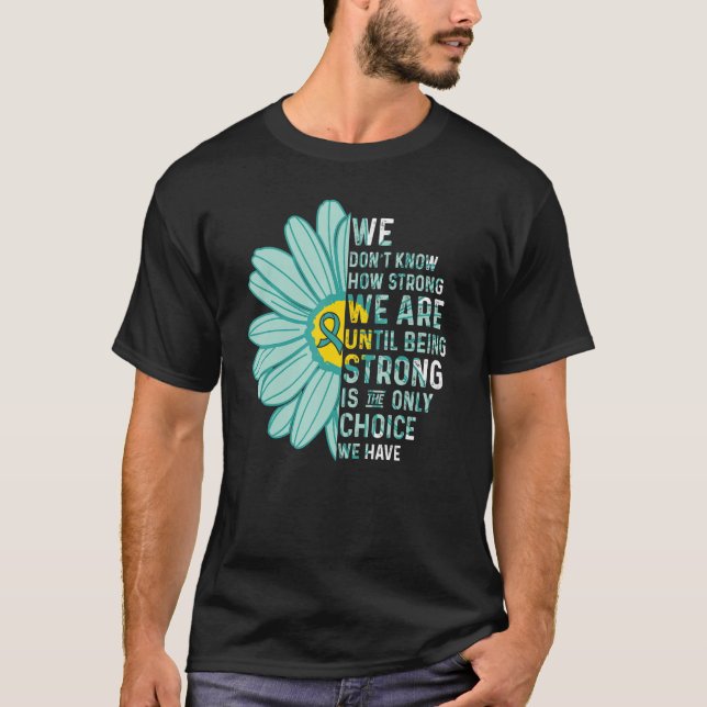 Camiseta Somos Fortes Defensores da Consciência da Doença d (Frente)