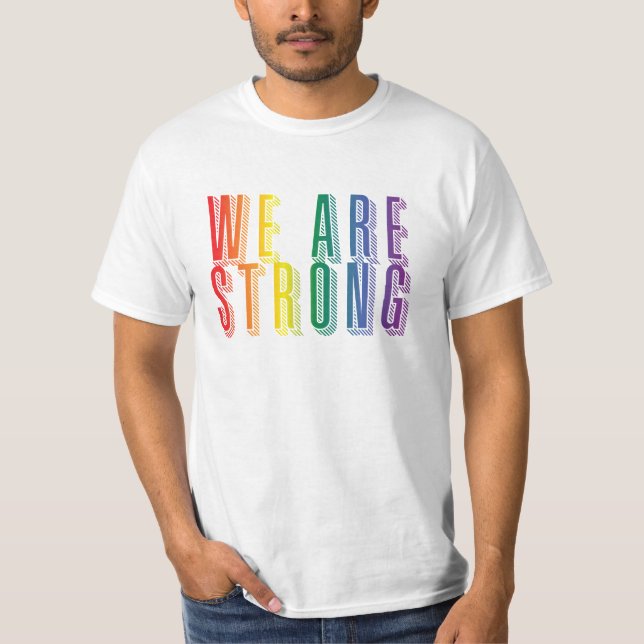 Camiseta Somos Fortes - Orgulho (Frente)