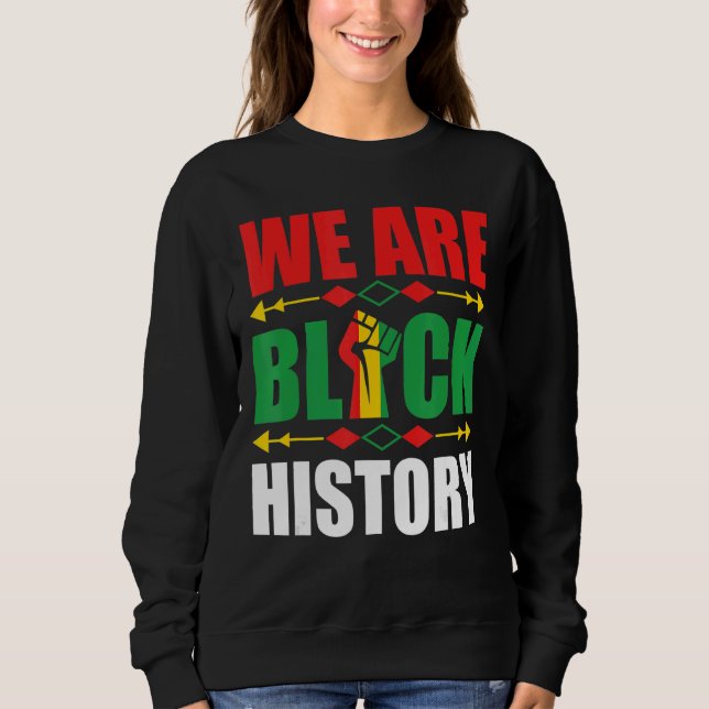 Camiseta Somos História Negra Mês Afro-Americano (Frente)