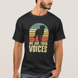 Camiseta Somos O Cão De Ativistas De Direitos Animais Deles