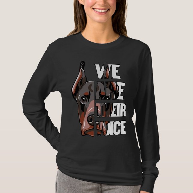 Camiseta Somos O Doberman De Voz (Frente)
