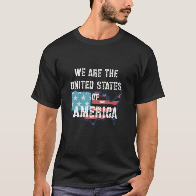 Camiseta Somos os Estados Unidos da América somos os EUA (Frente)