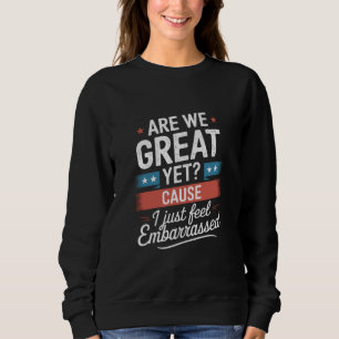 Camiseta Somos Ótimos Ainda Sentimos Vergonha Anti Trump