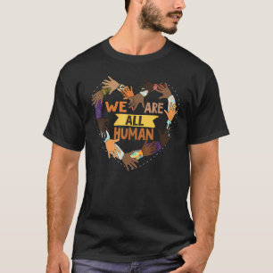 Camiseta Somos Todos A História Negra Humana Mês Da América