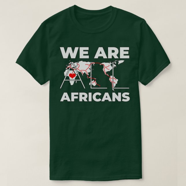 Camiseta Somos Todos Africanos 1 (Frente do Design)
