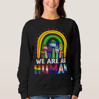 Camiseta Somos Todos Do Orgulho Humano Ally Rainbow Lgbt Fl