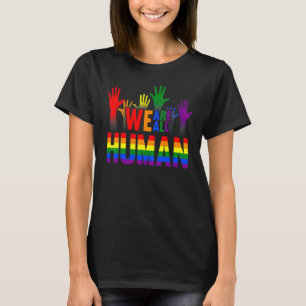 Camiseta Somos Todos Do Orgulho Humano Ally Rainbow Lgbt Fl