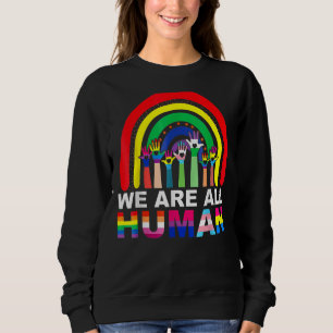 Camiseta Somos Todos Do Orgulho Humano Ally Rainbow Lgbt Fl