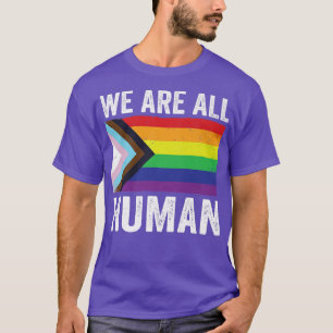 Camiseta Somos Todos do Orgulho Humano Mês LGBTQ Orgulho Ne