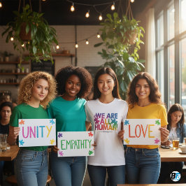 Camiseta Somos todos do orgulho LGBTQ humano