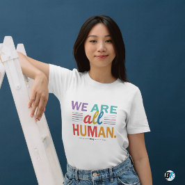 Camiseta Somos todos do orgulho LGBTQ humano