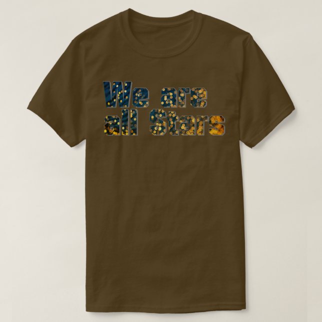 Camiseta Somos todos Estrelas 1 (Frente do Design)