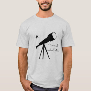 Camiseta Somos todos feitos de telescópio Stars