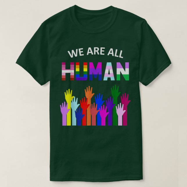 Camiseta Somos Todos Homens Lgbt Gay Rights Pride Ally Gift (Frente do Design)
