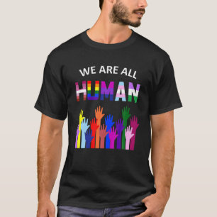 Camiseta Somos Todos Homens LGBT Orgulho dos Direitos dos H