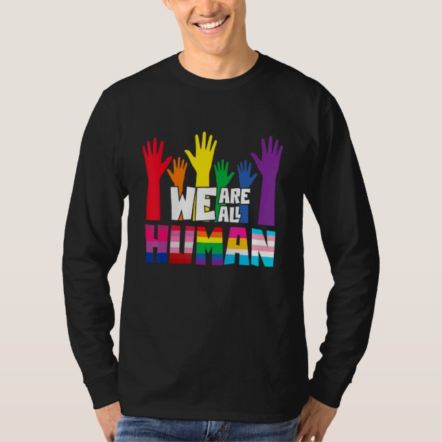 Camiseta Somos Todos Humanos Lgbt (Frente)