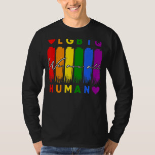 Camiseta Somos Todos Humanos Lgbt Gay Rights Pride Ally Lgb
