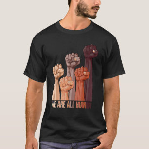 Camiseta Somos Todos Humanos Melanin Black Pride African Am