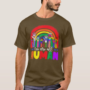 Camiseta Somos todos LGBTs Humanos Orgulho gay Mês 