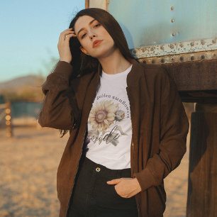 Camiseta Somos Todos Ouro De Girassol