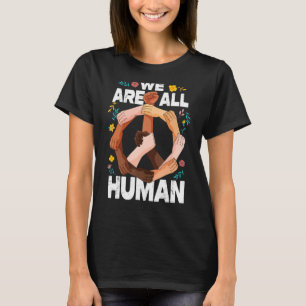 Camiseta Somos Todos Pés Humanos Negros Afro-Americanos
