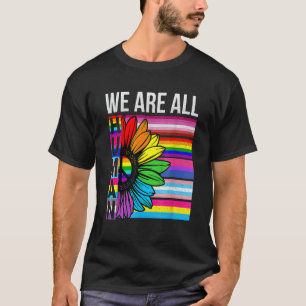 Camiseta Somos Todos Um Orgulho De Direitos Humanos De Gira
