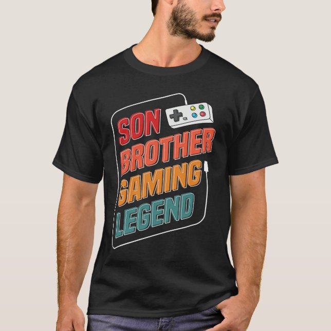 Camiseta Son Brother Gaming Legend  1 (Frente)