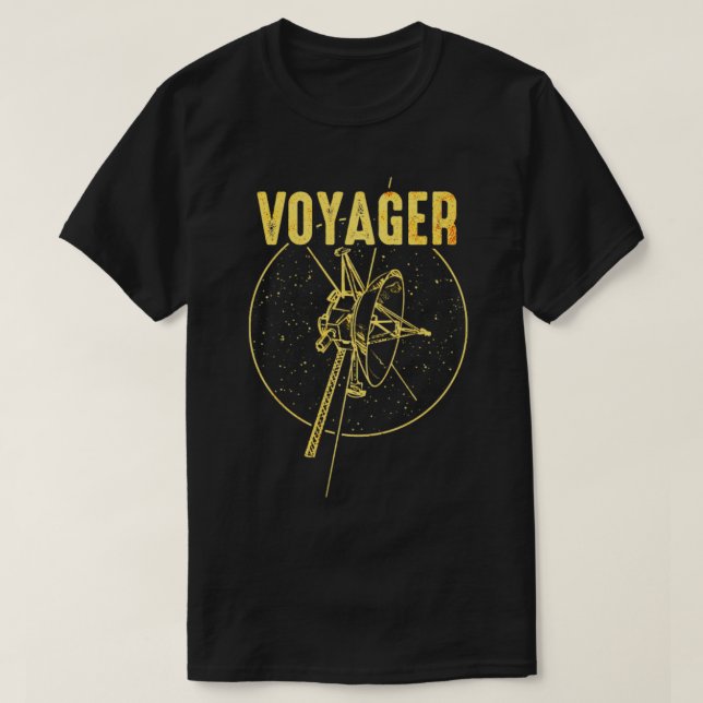 Camiseta Sonda Espacial Interestelar da Voyager8 (Frente do Design)