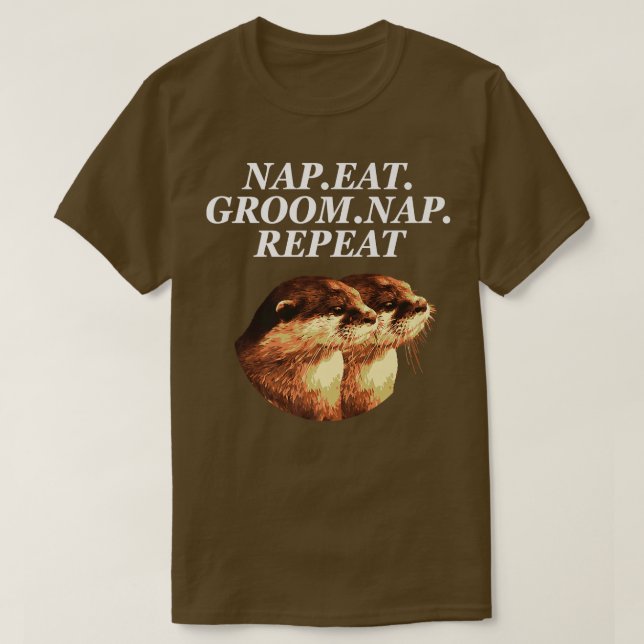 Camiseta Soneca Comer Arrumar Soneca Repetir Amante de Lont (Frente do Design)