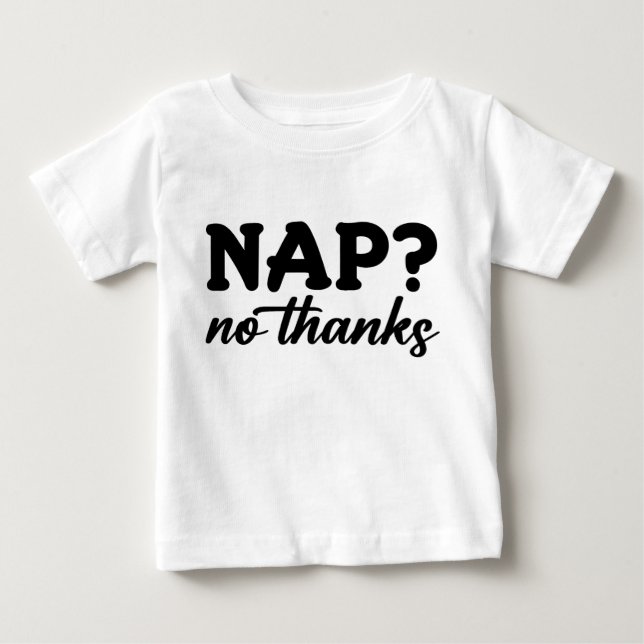 Camiseta Soneca? Não, Obrigado (Frente)