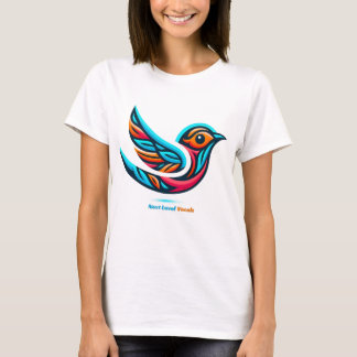 Camiseta Songbird Nightingale com texto Vocais de Próximo N