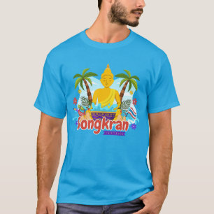 Camiseta Songkran - Festival Tailandês de Ano Novo e Água