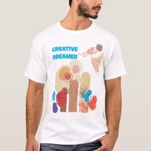 Camiseta Sonhador Criativo Minimalista Artigo555