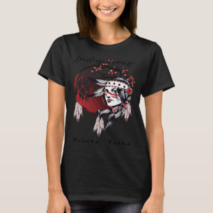 Camiseta Sonhadora Nativa Americana do Orgulho Indiano de P