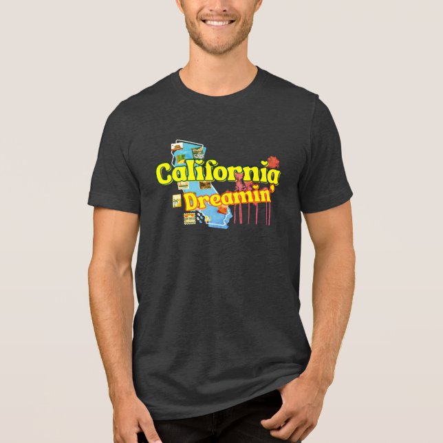 Camiseta Sonhando com a Califórnia (Frente)