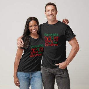 Camiseta Sonhando com um Natal Rosa