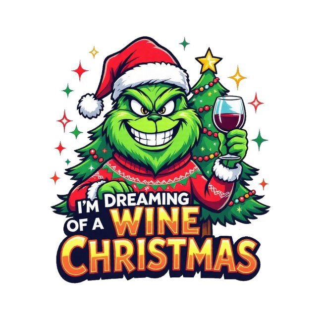 Camiseta Sonhando com um Natal Vinho (Criador carregado)