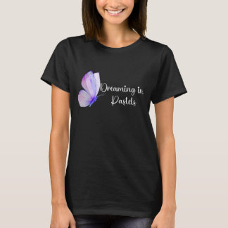 Camiseta "Sonhando em Pastéis" Feminina Estética Suave