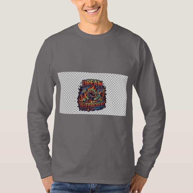 Camiseta Sonhe. Acredite. Alcance. (Frente)