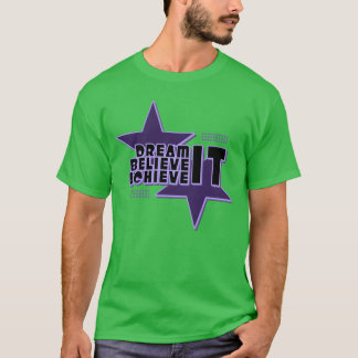 Camiseta Sonhe Acredite Alcance Frase Inspiradora Y2K 90s