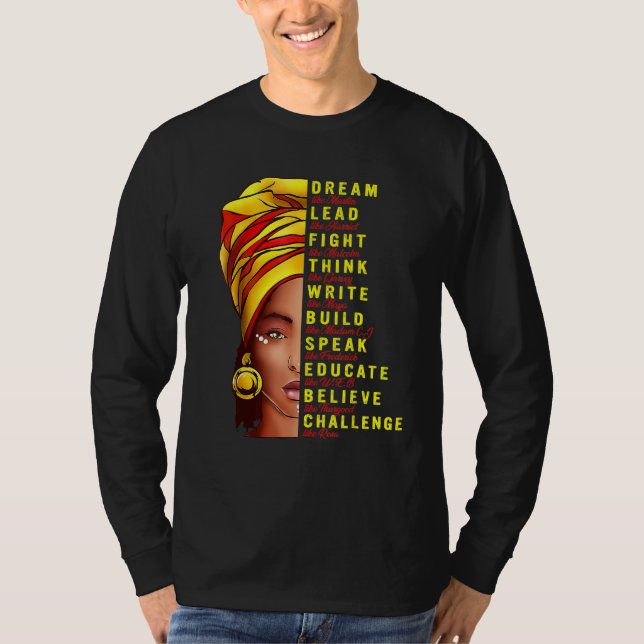 Camiseta Sonhe Como Martin Chumbo Como Harriet Shirt Black  (Frente)