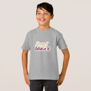 Camiseta Sonhe Escreva Alcance