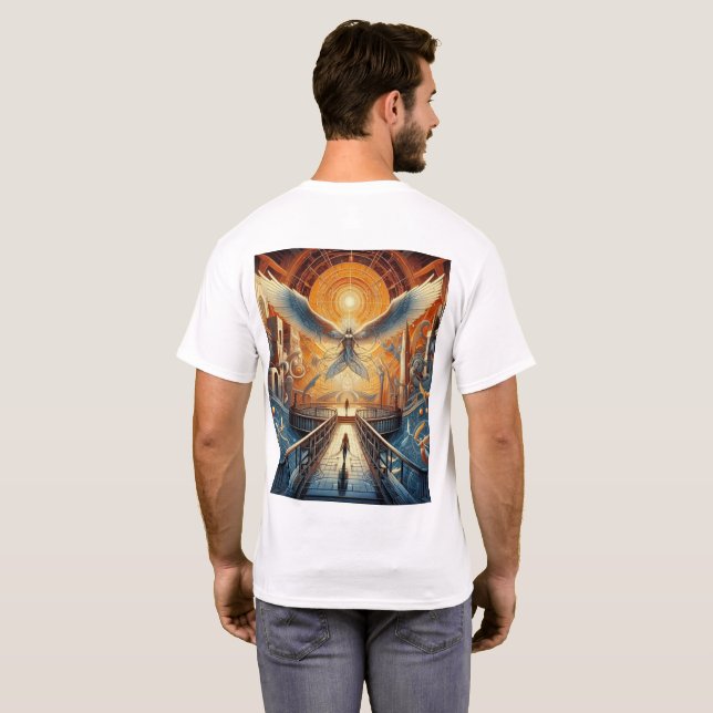 Camiseta Sonhe. Faça isso. Dominate (Parte Traseira Completa)